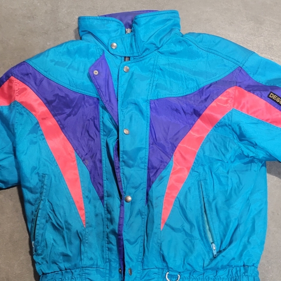 DESCENTE Ski Jacket, 90s Mens Ski Jacket, Japanese Brand Skiing Jacket, XL - Picture 7 of 8